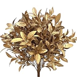 CATTREE Artificial Golden Plants for Christmas