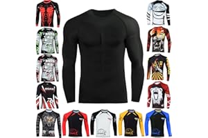 ROAR-INT Roar BJJ Rash Guards MMA Grappling Jiu Jitsu Training No Gi Fight Wear Mens Compression Shirts