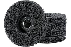 ASABOCAI 5 Pack Strip Discs Stripping Wheel for Angle Grinders, Remove Paint, Rust Welds and Oxidation (4-1/2" x 7/8")