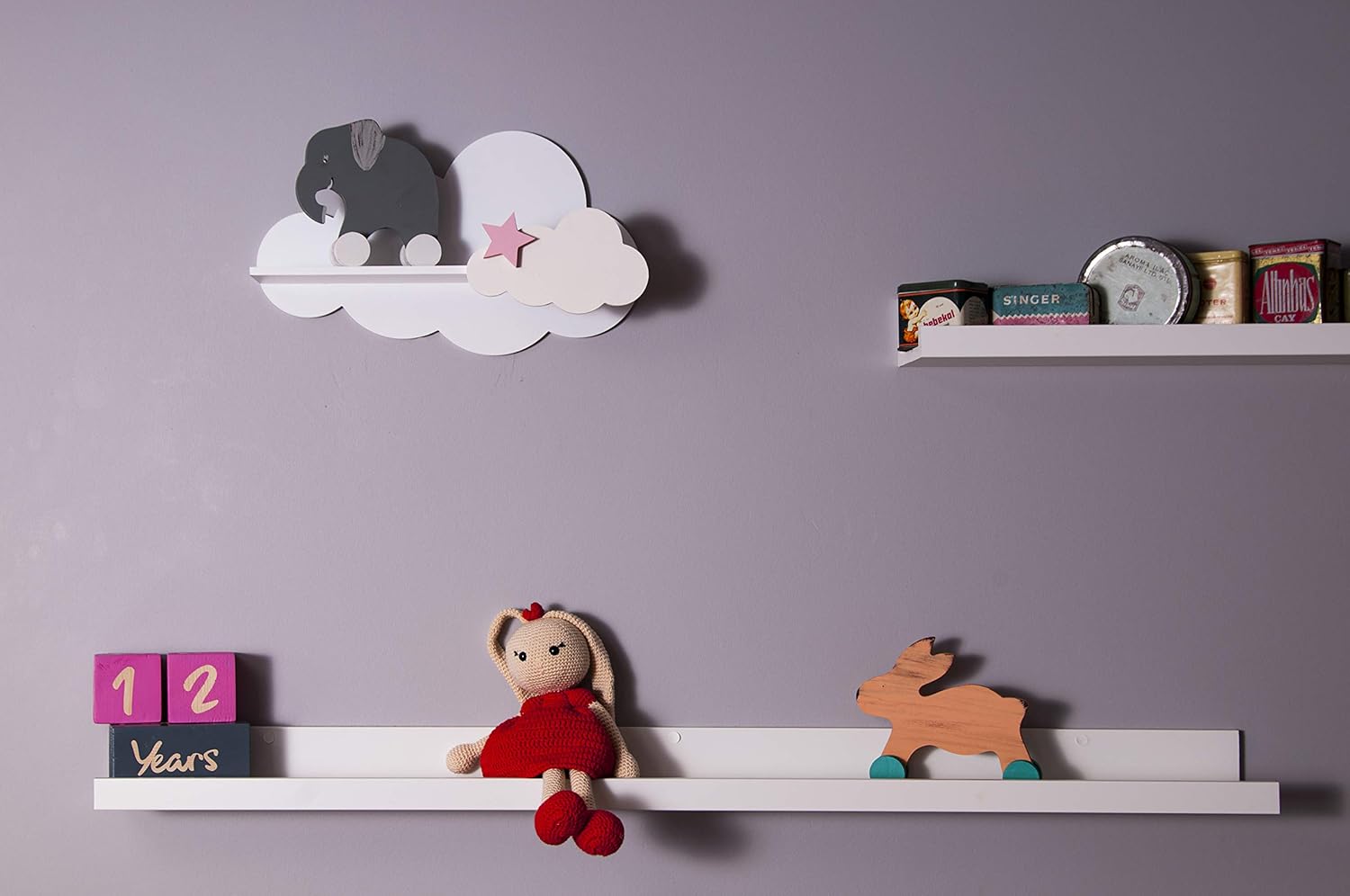 wooden cloud wall decor