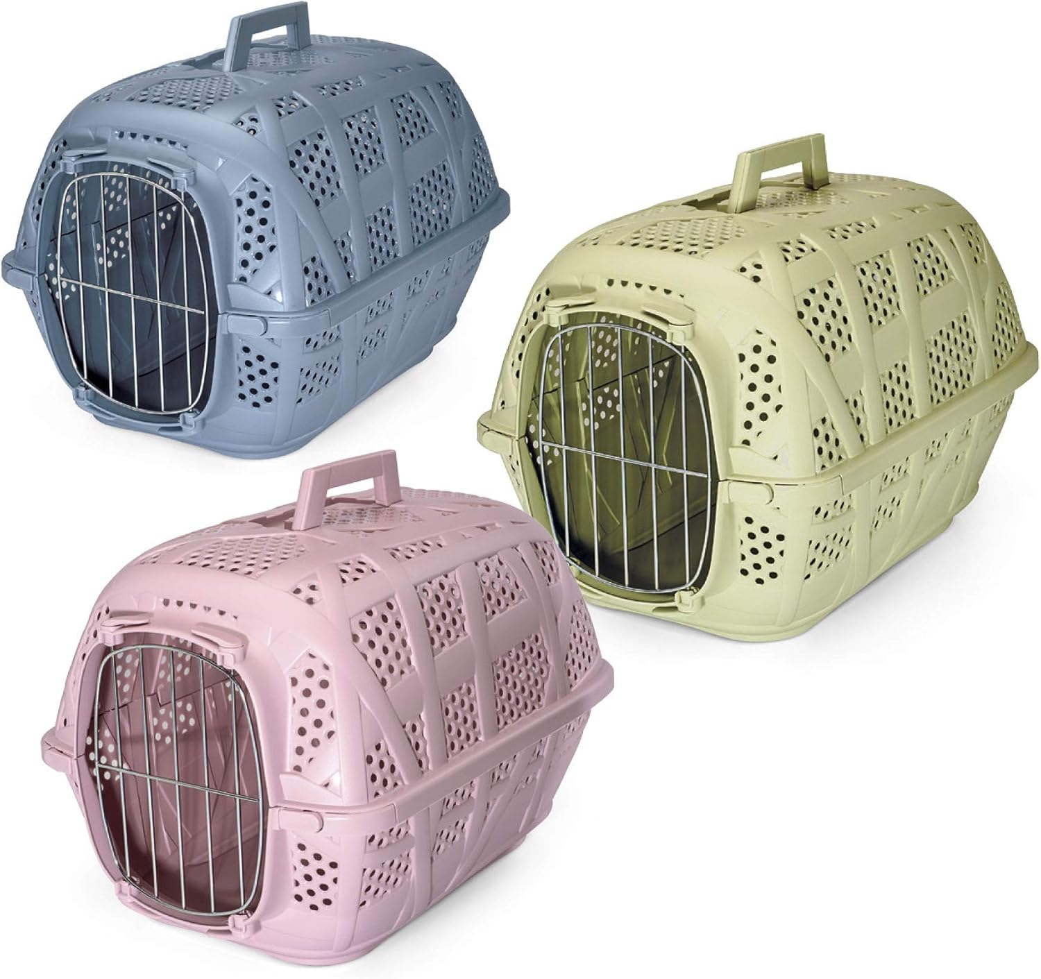 Caisse De Transport Chat Caisse De Transport Carry Sport Metal M Chien Et Chat Bleu Amazon Fr Cuisine Maison