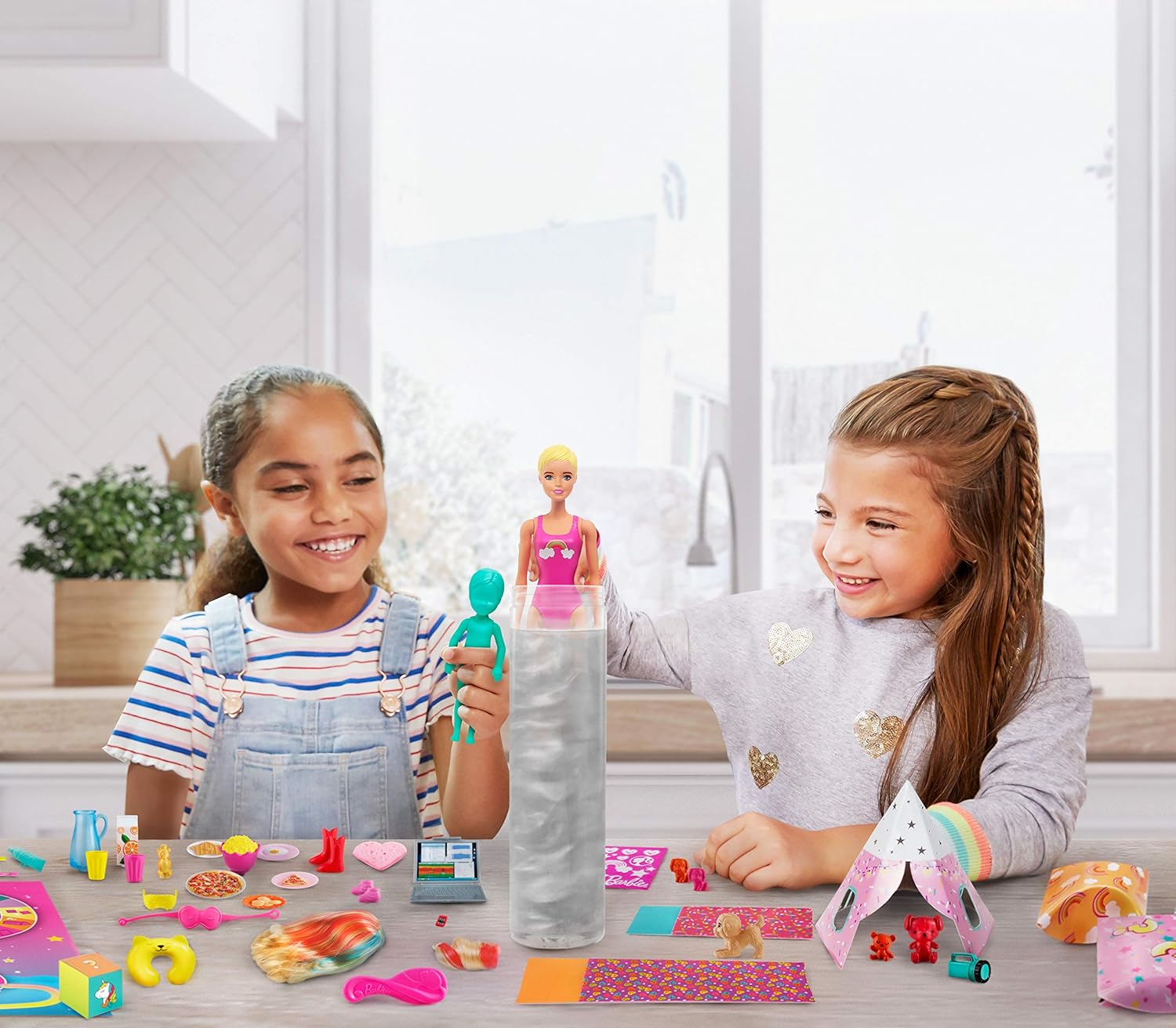 argos colour reveal barbie