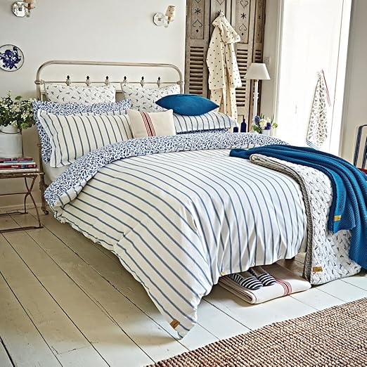 Joules Bedding, Sea Ditsy Double Duvet Cover, Blue Amazon.co.uk