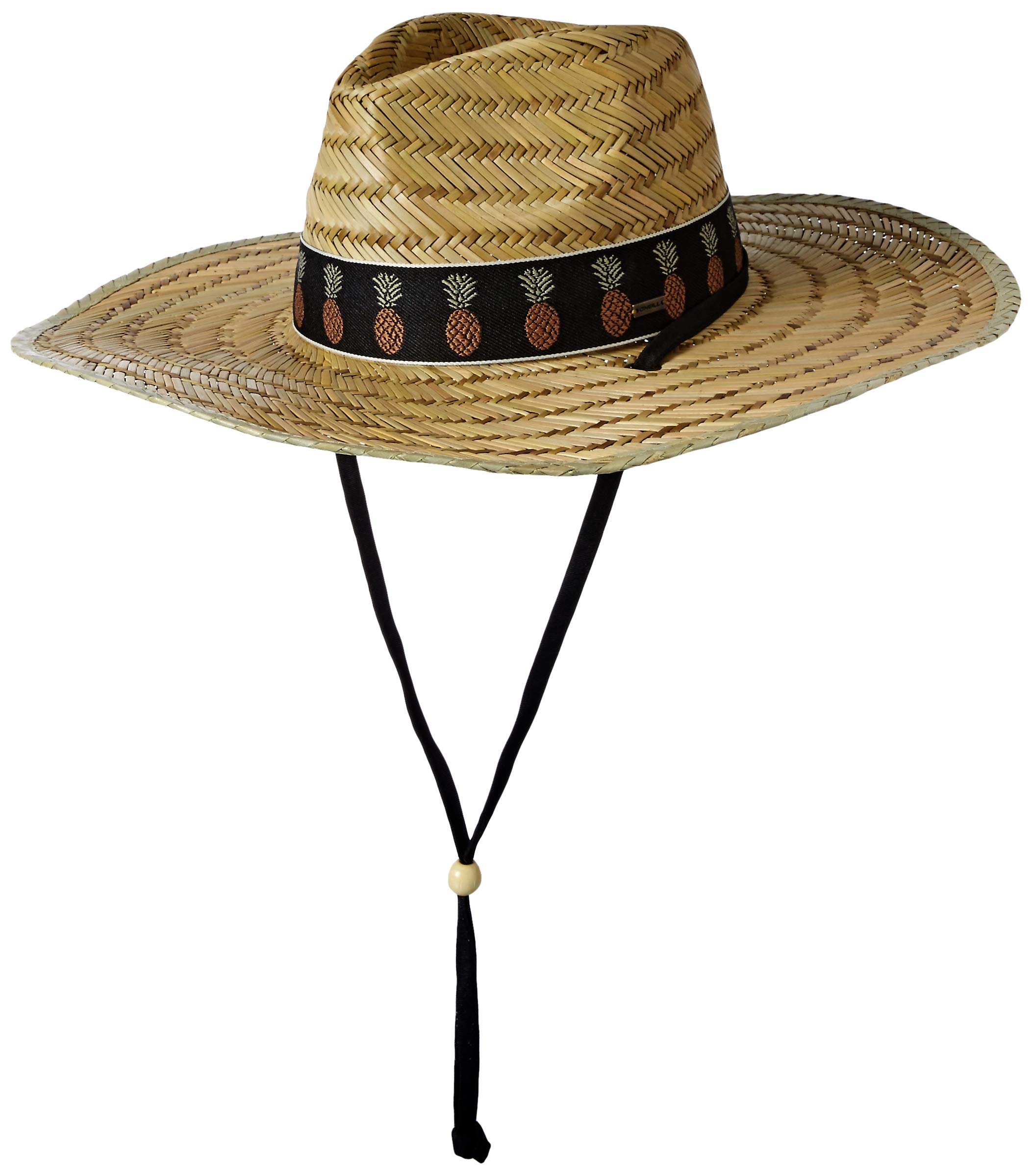 O'NEILL Women's Adjustable Chin Strap Straw Lifeguard Hat Beachwear Central