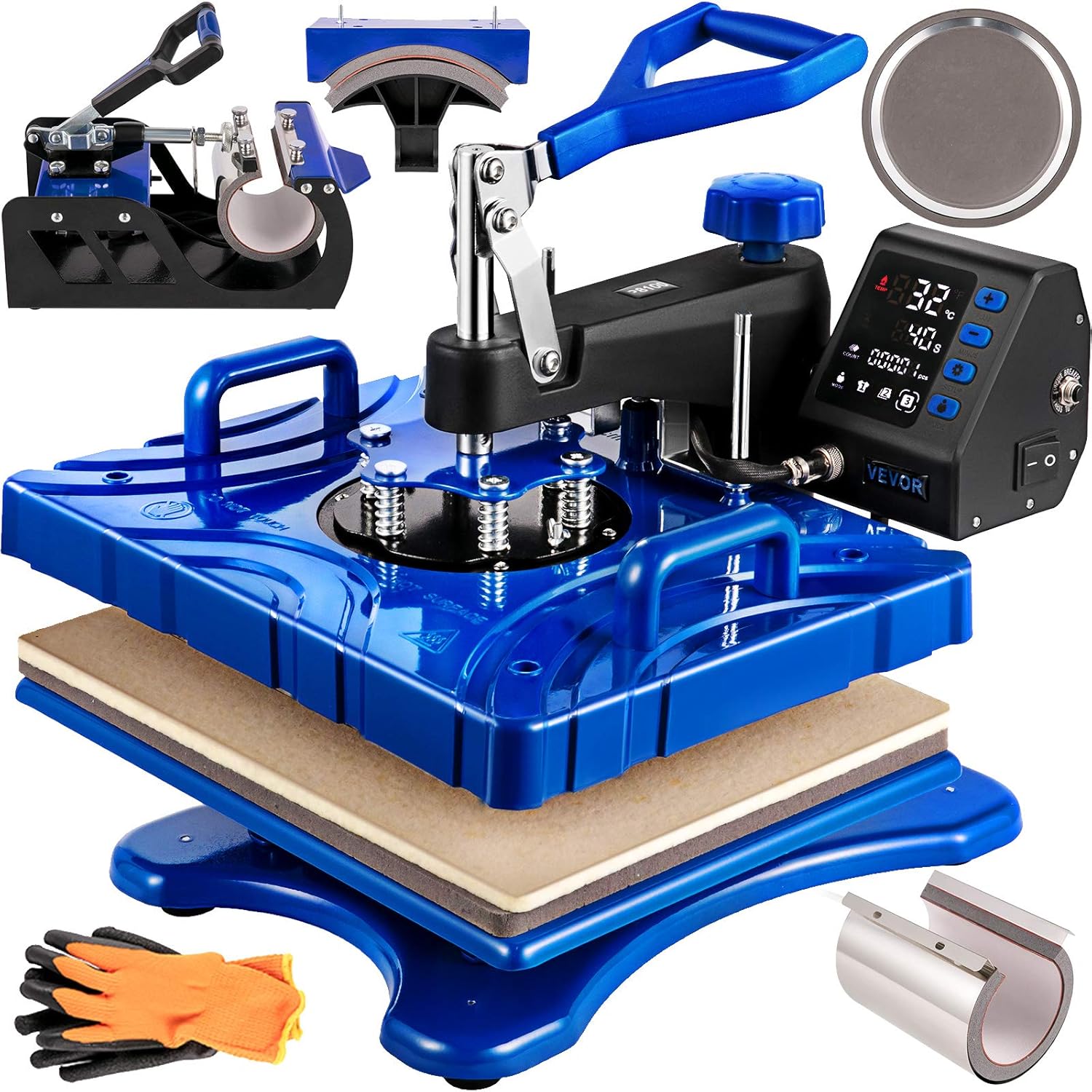 vevor heat press 12x15 inch heat press machine