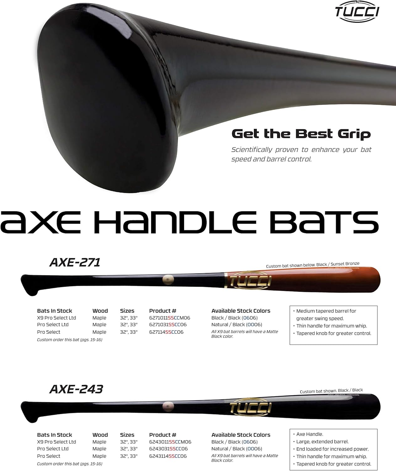 axe handle bat wood