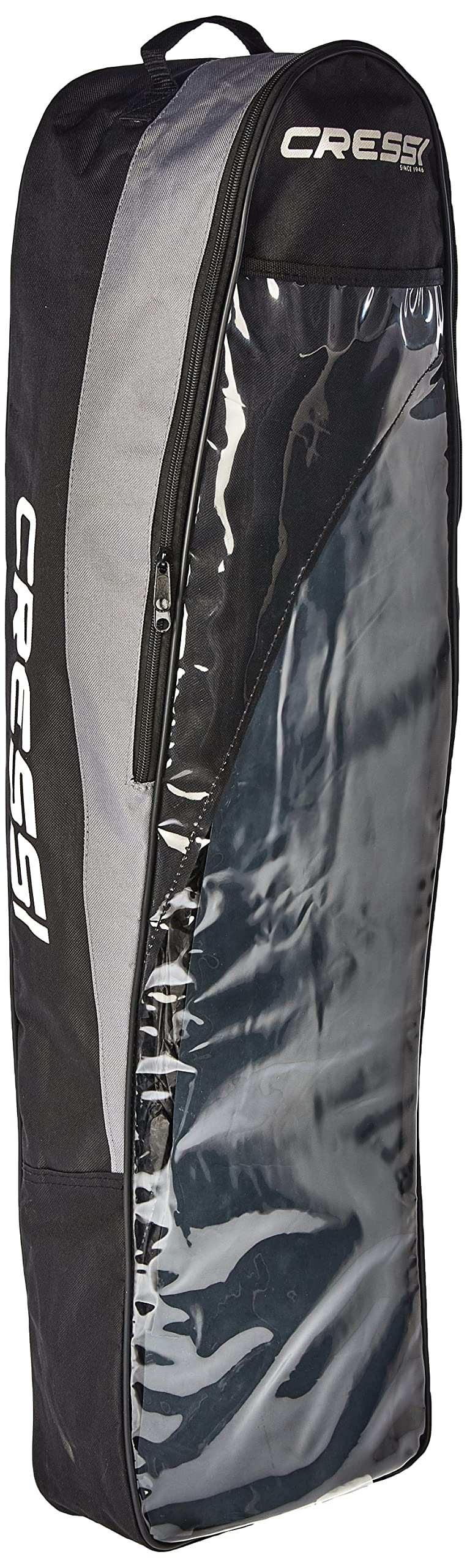 Cressi Unisex Adult Gara Basic Bag Bag for Long Fins - Black/Grey, 94x24.5x17.5 cm