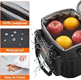 Lifewit 9L Insulated Lunch Bag 12 Can Soft Cooler Black view 5