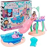 Gabby's Dollhouse Purr-ific Pool Playset Playset Kids Toys for Ages 3 and | Pool Playset, Gabby &amp; MerCat Figures, Color-Changing Tails, Surprise Toy, Kids Toys for Girls &amp; Boys Ages 3+