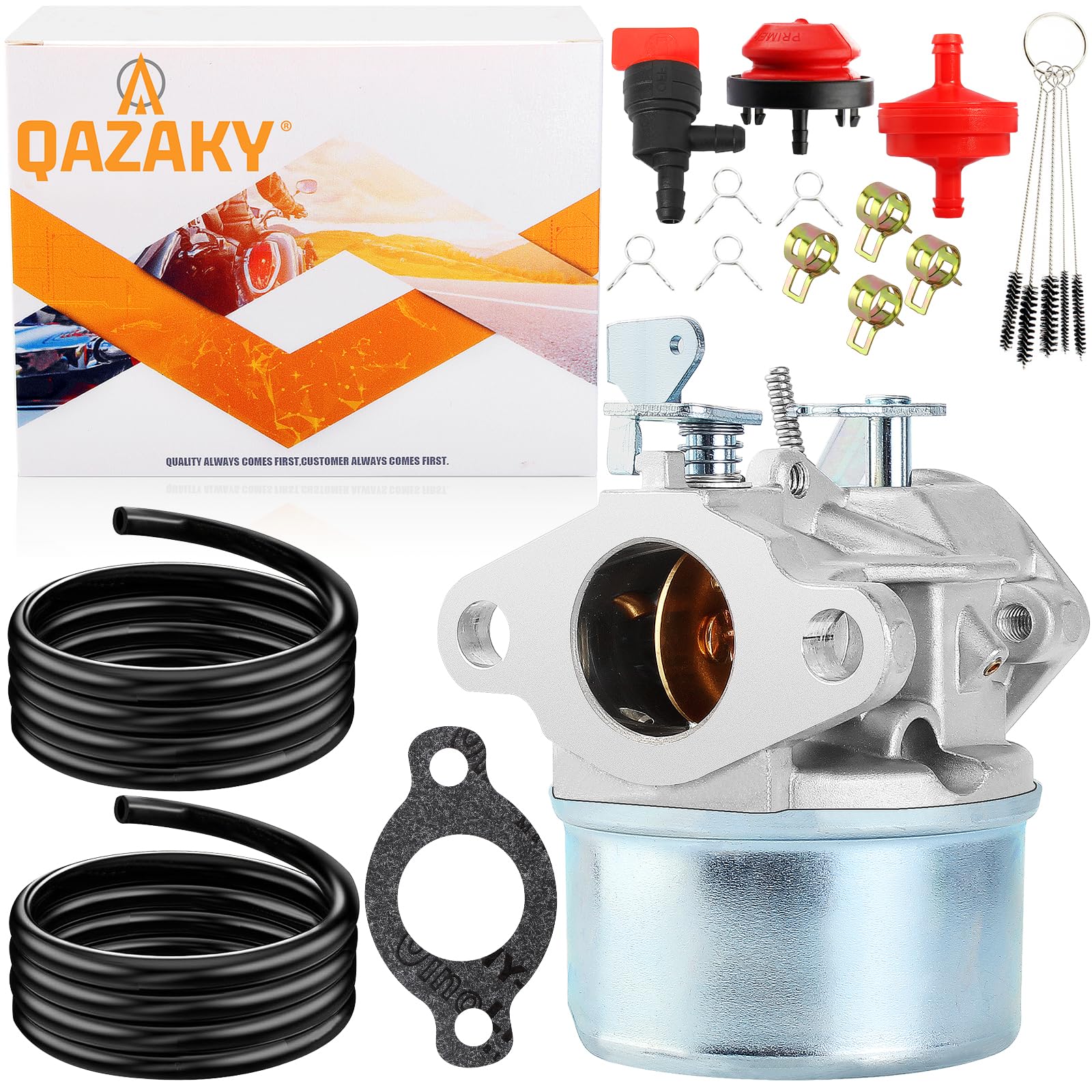 QAZAKY Carburetor Compatible with Tecumseh 632537 632537A 632561 632562 640093 640309 TC-632537 TC-632562 HSK845 HSK850 TH139SA TH139SP 8204E 8221E 8221F 8222E 8327D 8344F 8702D MFG 5278 1446 1540