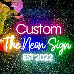 Custom Neon Signs, Personalised Large Led Neon