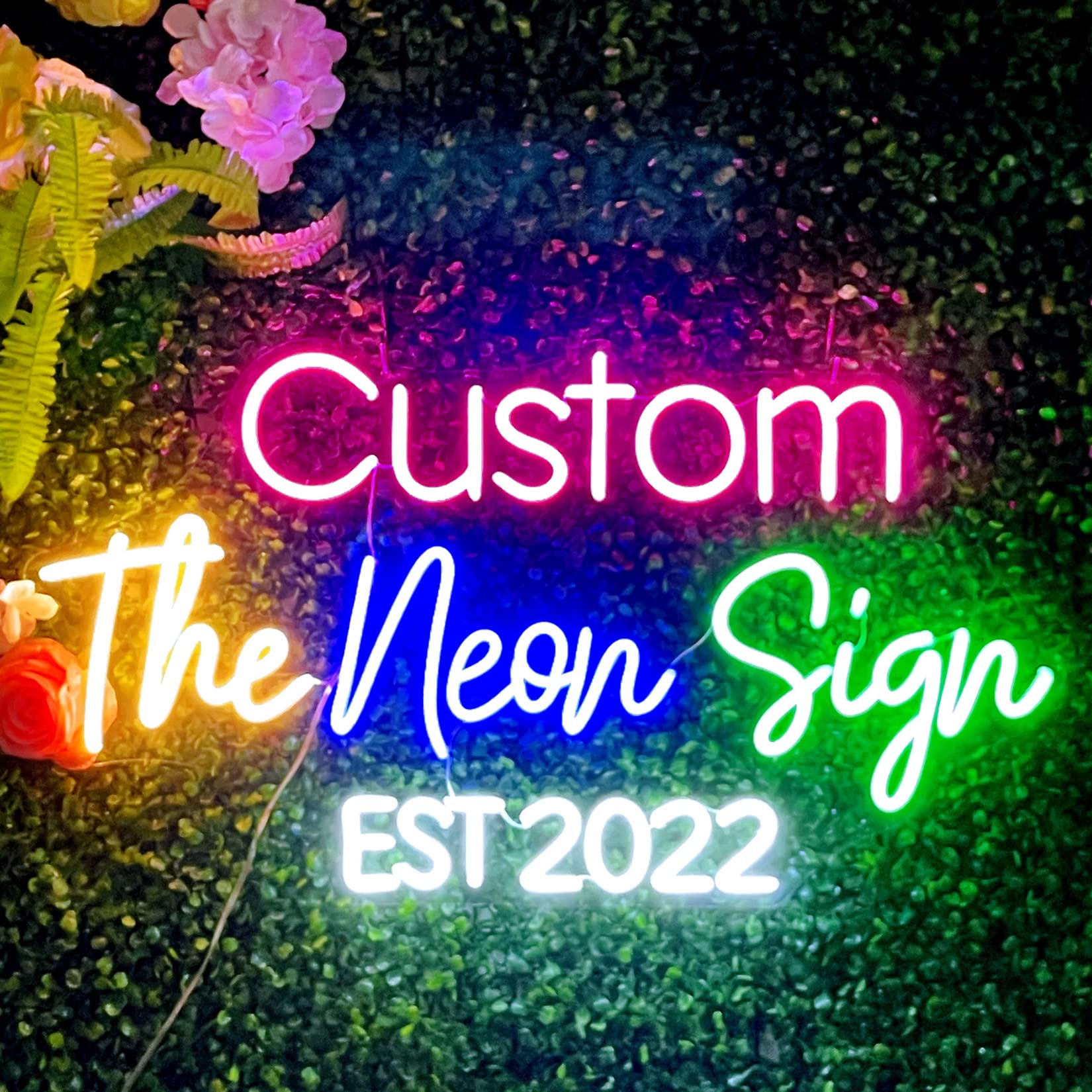 Custom Neon Signs, Personalised Large Led Neon