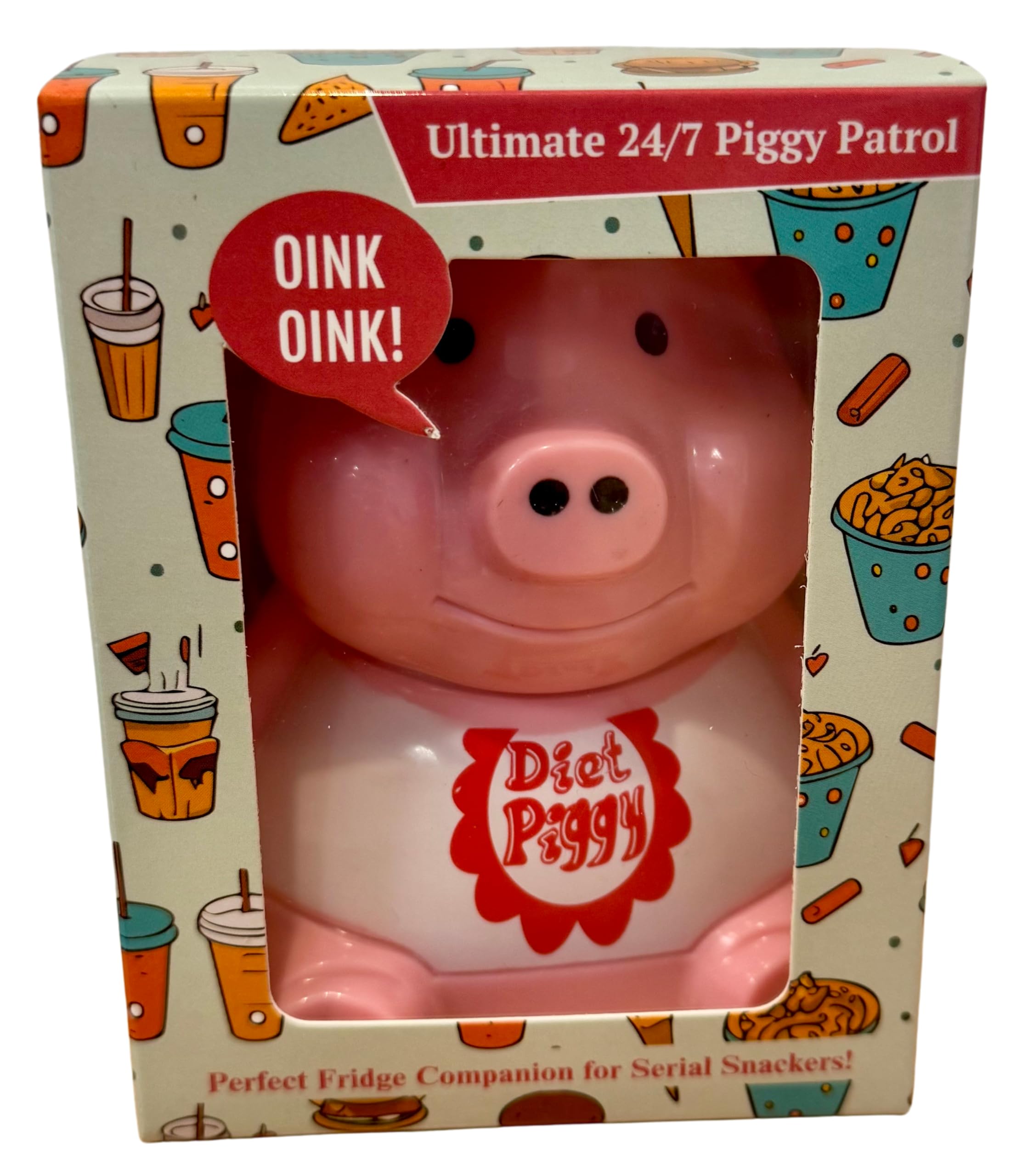 Diabolical DP1317 Diet Pig - Funny Gifts for Women, Novelty Kitchen Gadgets for Home, Gag Gifts Secret Santa for Work Colleagues, Presents for Foodies, Funny Chef Gifts