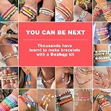 Dazhqp 23000 Clay Beads Friendship Bracelet Kit 144 Colours 7 Boxes view 4