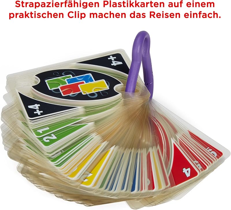 UNO H2O to Go – wasserfeste Karten, 2–10 Spieler, ab 7 Jahren