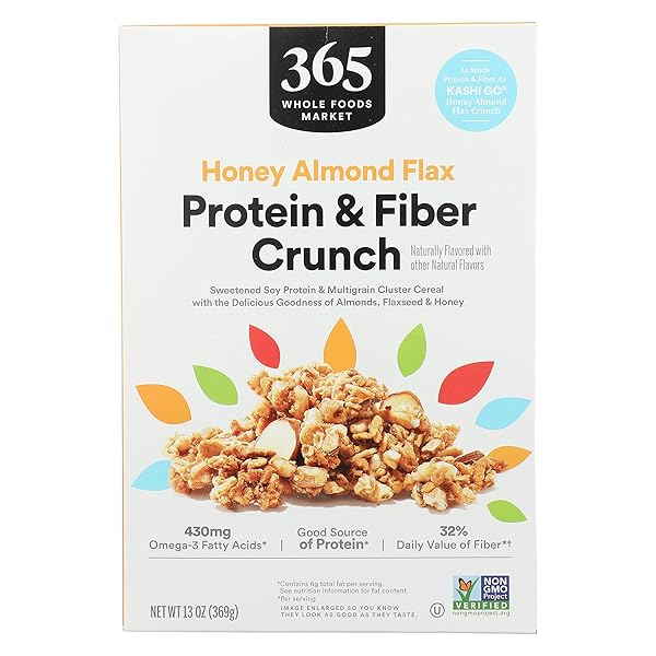 365 BY WHOLE FOODS MARKET, HONEY ALMOND FLAX...