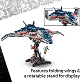 LEGO Marvel Quinjet 76325 Avenger Plane with 5 Minifigures Iron Man Black Widow view 5
