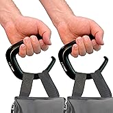 Arclyft Grocery Bag Carrier (2 Pack) - Invented by Board Certified Orthotist – Ergonomic Lightweight Design - Also a Rehab & Recovery Aid, Carpal Tunnel, Arthritis, Weak Hands – All Ages - Black