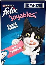 FELIX Joyables Salmon Liquid Cat Treat 4x10g Pack of 11
