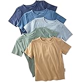 Butterblu Taylor 5-Pack Short Sleeve T-Shirts​ 100% Organic Cotton for Boys​ & Girls