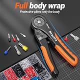 Preciva Ratcheting Crimp Tool Kit 0.08-10mm² Ferrule Pliers 14 Types view 4