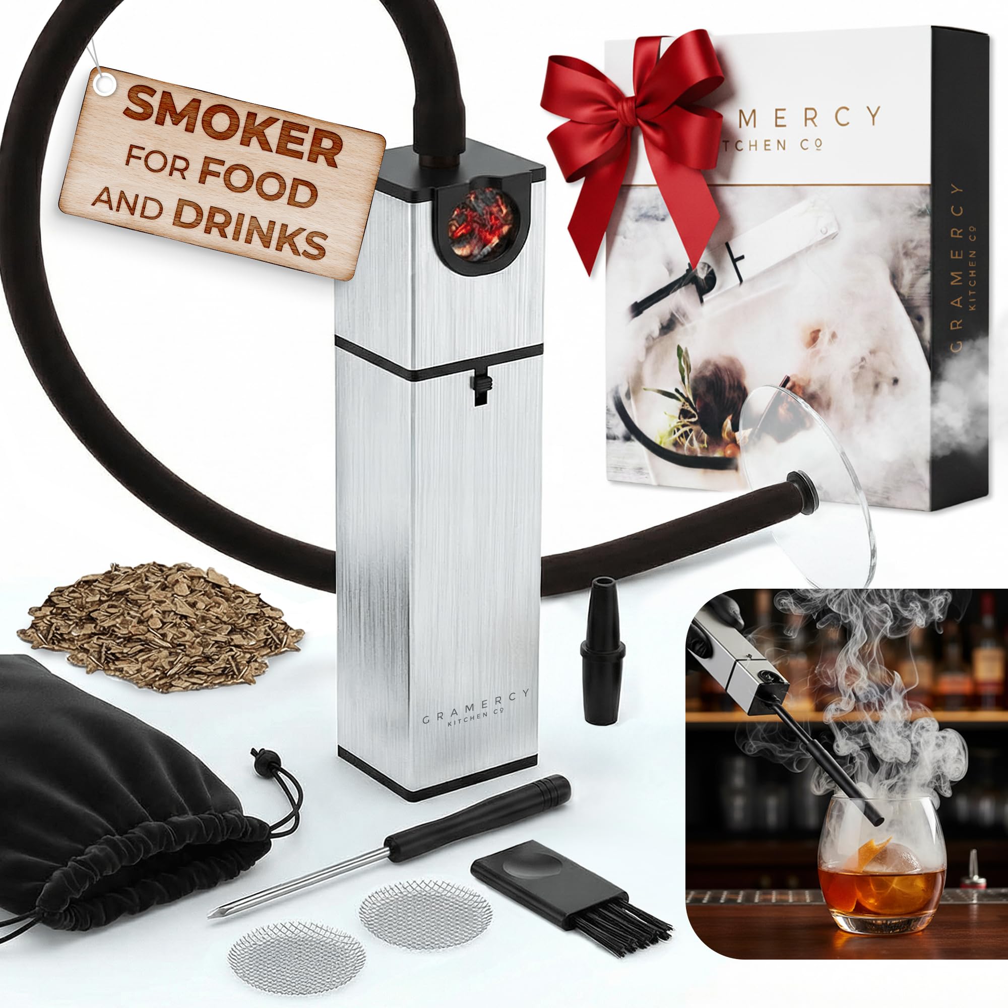 Photo 1 of ***************MISSING ALL ACCESSORIES**********
Cocktail Smoker Kit - Indoor Drink & Food Infuser with Wood Chips | Old Fashioned Whiskey Bourbon Smoker Gift