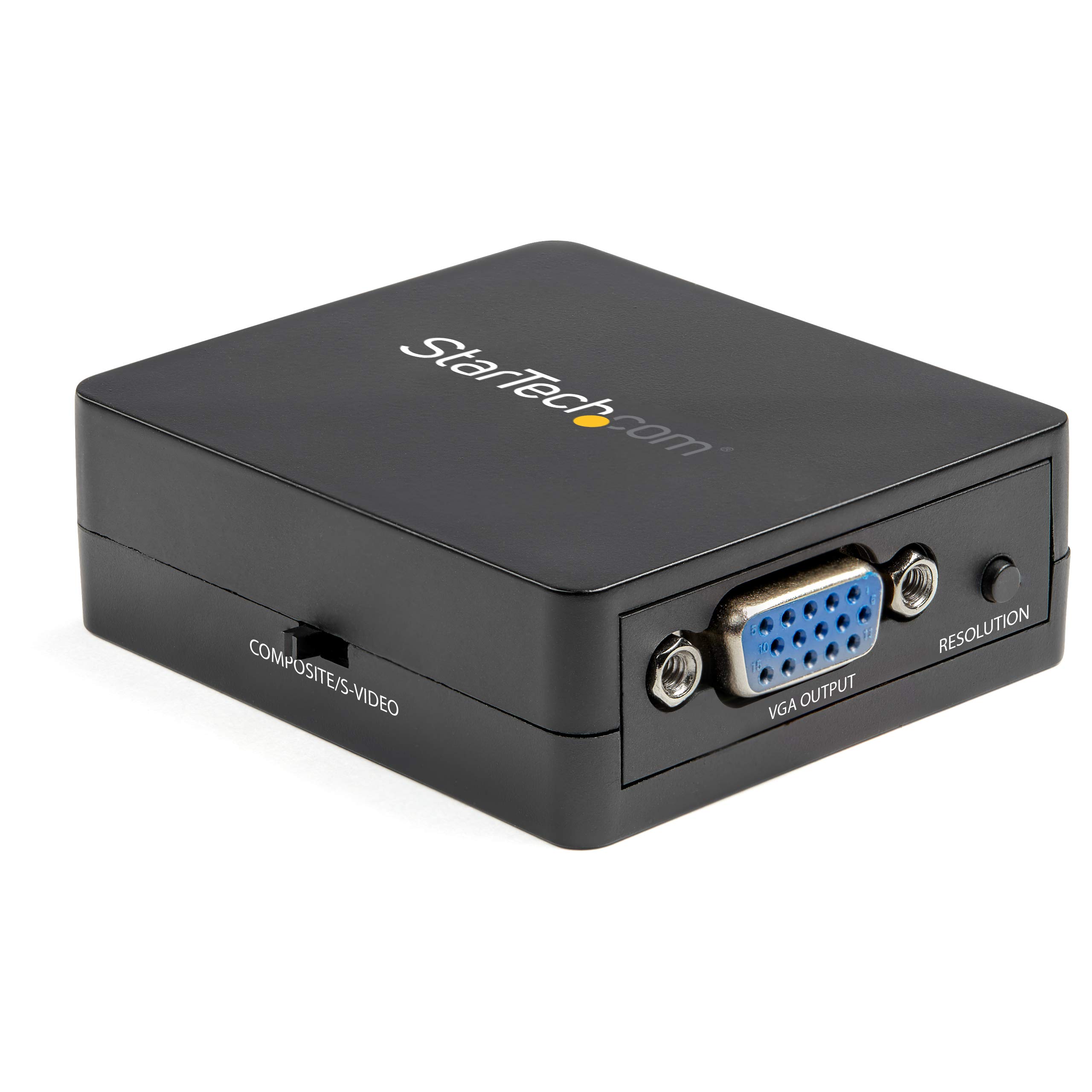 StarTech.com Composite to VGA Video Converter - NTSC and PAL - 1920x1200 - Composite Video Scaler - S Video to VGA Adapter (VID2VGATV3)