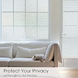Lifetree Frosted Window Film 45x300cm Privacy Snowflake Pattern Static Cling view 2