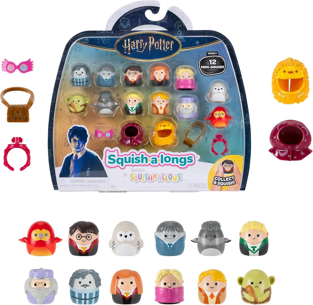 Squish-a-longs Harry Potter Mini-Squish 12-Pack with Accessories Brand