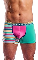 Cocksox mens Boxer CX94 Brief, Everglades, Large