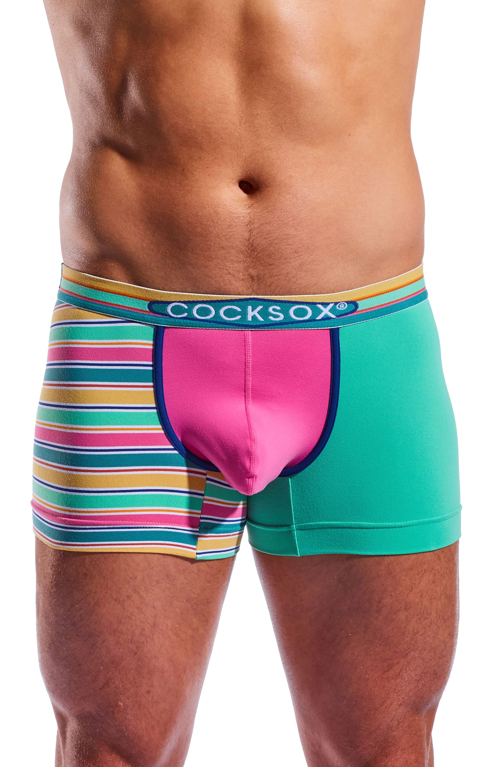 Cocksox mens Boxer CX94 Brief, Everglades, Large