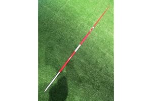 Javelin 500g IAAF(WA) Certified for Competition and Training -500GM Javelin Throws red Color red Grip Alloy Steel tip