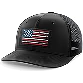 Tactical Pro Supply American Flag Flexfit Hat with Woven Logo Patch