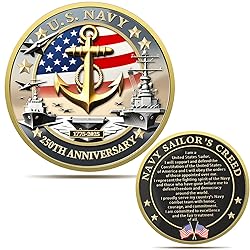 Upgraded US. Navy 250th Anniversary Challenge