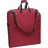 WallyBags® 42" Premium Carry-On Travel Garment Bag with Shoulder Strap and Multiple Pockets, Perfect for Suits, Shirts