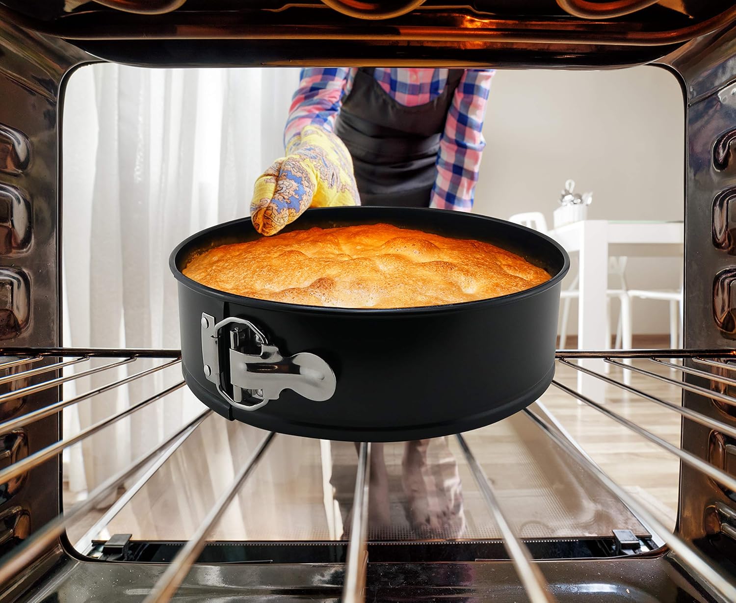 Zulay Premium 9 Inch Cheesecake Pan (Black): Kitchen & Dining