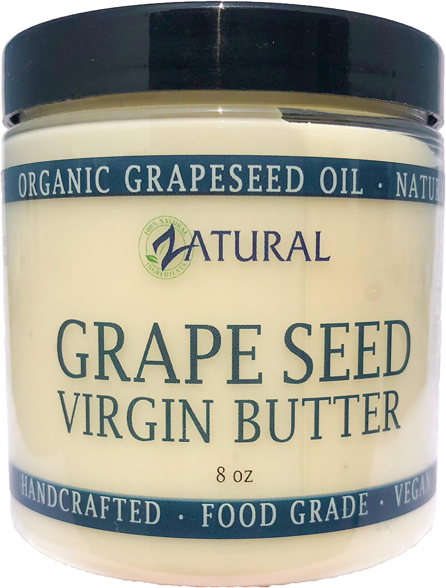 Zatural GrapeSeed Butter-Food Grade_100% Pure Ingredients_0 Fillers and 0 Artificial Ingredients (8 Ounce)