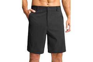 Soothfeel Men's Casual Shorts 7"/ 9" /11" Golf Shorts for Men Flat Front Dress Work Shorts Lightweight with 3 Pockets