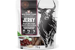 Wild Ridge Farms Jerky Original, Hardwood Smoked, Made in Canada - 70g