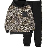 Tainmully Boys Clothes Fall Winter Outfits Camouflage Long Sleeve Hoodie and Pants 2PC Kids Clothes Boys for 5-14 Years