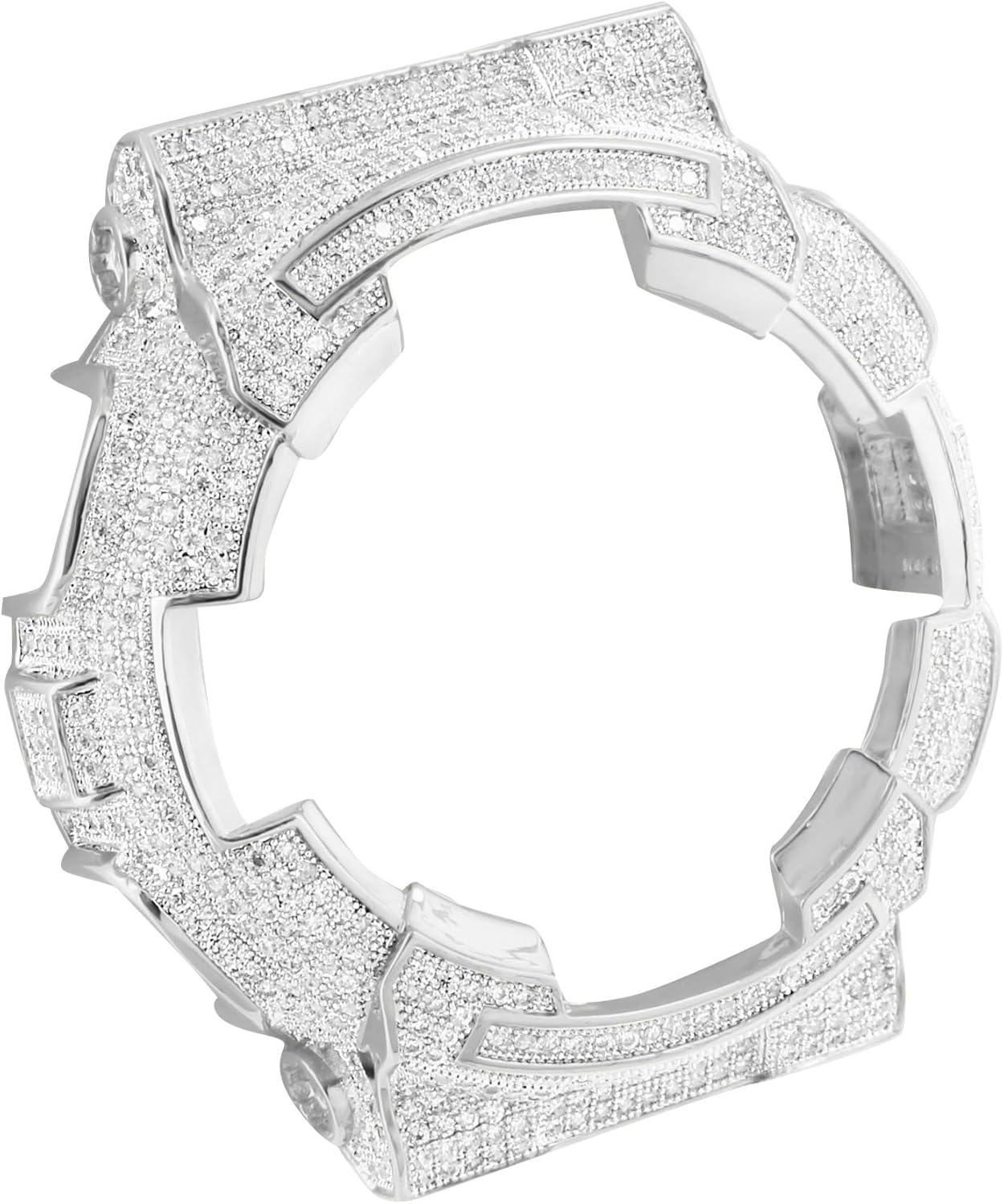 iced out g shock bezel
