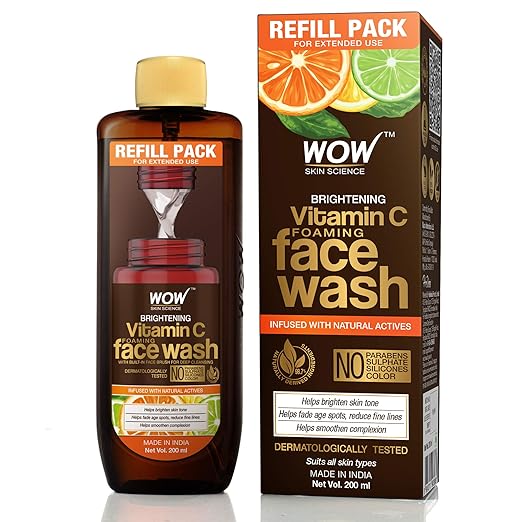 wow vitamin face wash