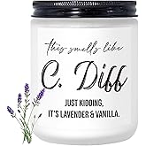 Tuniaops Funny Nurse Gifts for Women Natural Soy Wax Lavender Scented Candle 7oz, Nurse Week Appreciation Graduation Retirement Gifts for Rn Nursing Student Future Nicu Nurse