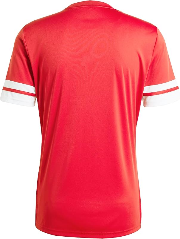 Homme Squadra25 Jersey Short Sleeve Shirt, Team Power Red 2 / White, M — photo 3 sur 6