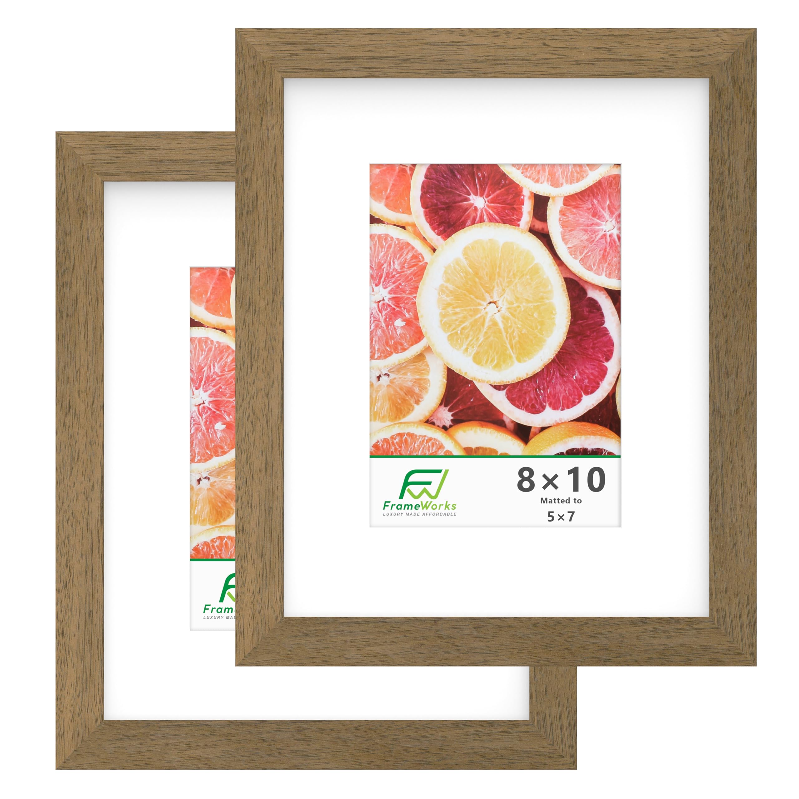 FrameWorks 2-Pack, 8x10 Matted to 5x7 Picture