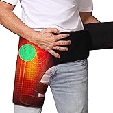 Hip Heating Pad, Electric Heated Hip, Hip Massager Vibration, Thigh/Buttock Electric Heat Pad for Sciatica Nerve Relief - M/L