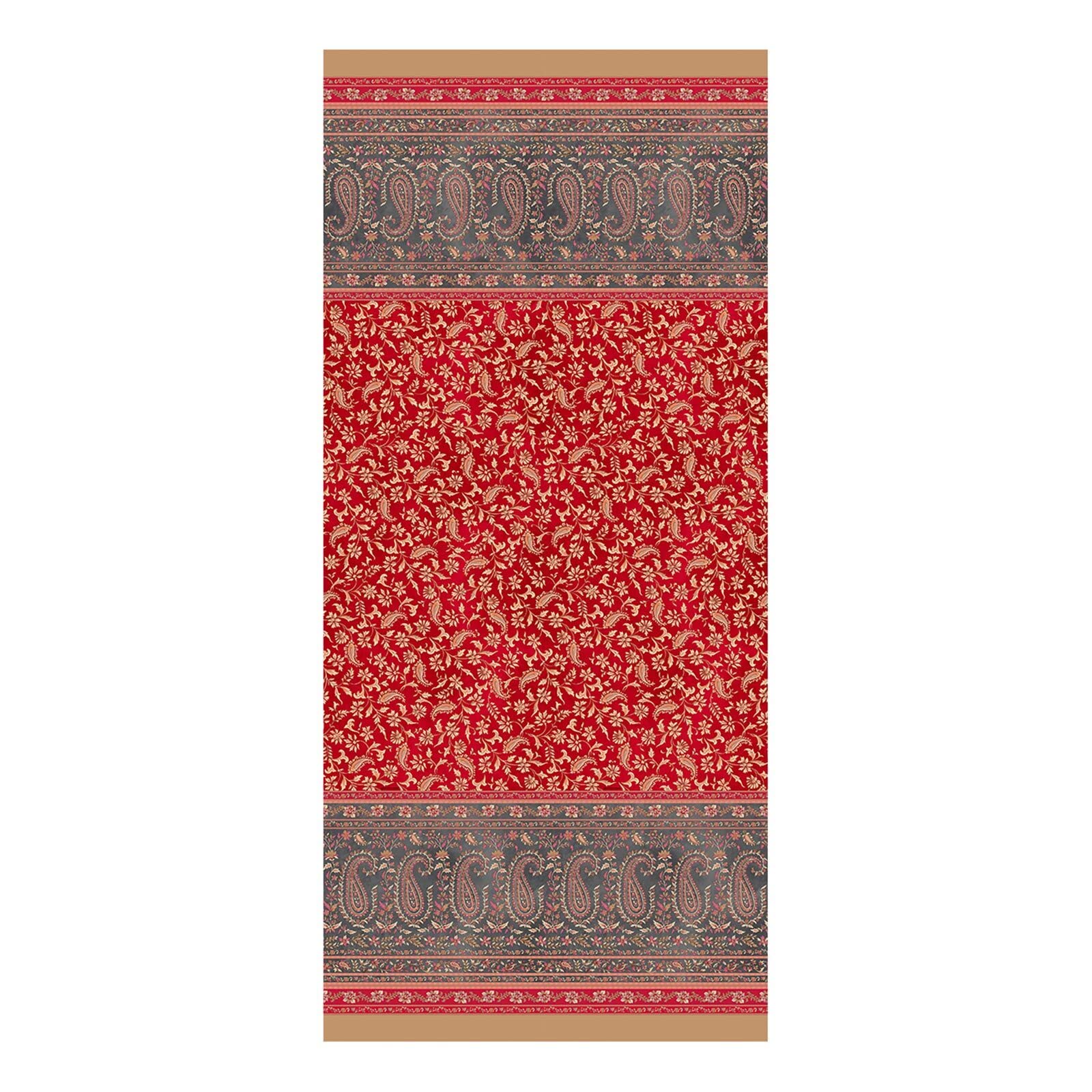 Bassetti Foulard Como R1 9324040 Maco Satin Cotton 270 cm x 270 cm Red