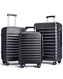 LIGHT FLIGHT Luggage Sets, 3 Piece Durable Suitcase