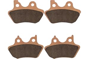 CYLETO Sintered Brake Pads for Harley Davidson Softail FLSTCI FLSTC Heritage Classic 2000-2007/Davidson FXST Softail Standard 2000-2007 / FXSTB Night Train 2000-2007/ FXSTBI Night Train 2001-2006