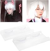 Kare & Kind White False Eyelashes - Natural Lightweight 2 Pairs for Cosplay view 6